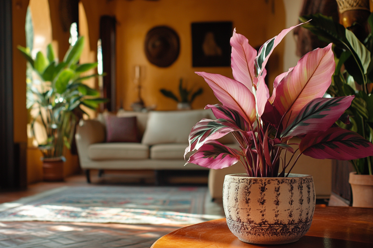 Pink Indoor Plant