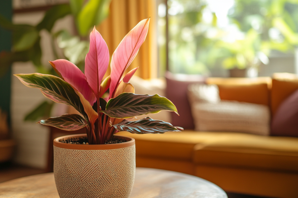 Pink Indoor Plant